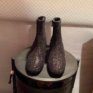 SHEIN Glittery Black Boots